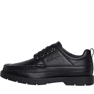 Ben Sherman Junior Boys Strum School Shoes Black