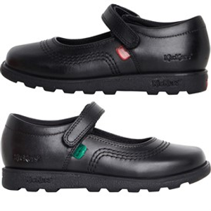 Kickers Infant Girls Fragma Pop Shoes Black