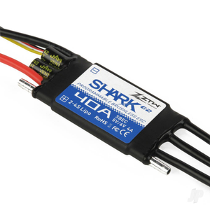 ZTW Shark Marine 40A SBEC ESC G2 2-4 cell LiPo (Water-cooled) 5–12 cell NiMH packs