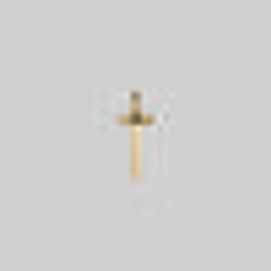 BETRAYAL. Gold & Black Spinel Dagger Earring - Helix/Tragus
