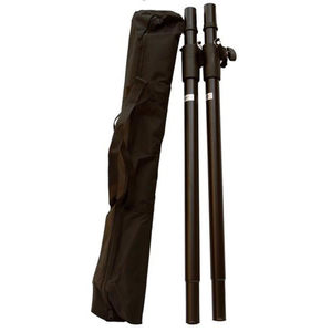 E-lektron Subwoofer Adjustable Speaker Stand Mounting Poles w/ Carry Bag (Pair)