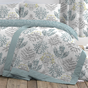 Dreams & Drapes Emily 230cm x 195cm Bedspread Duckegg