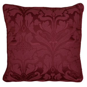 Dreams & Drapes Eastbourne Filled Cushion 43cm x 40cm Burgundy