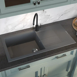 Pyramis Alazia composite grey single bowl sink