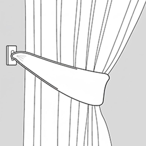 A Bespoke Pair of Tiebacks