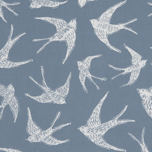 Clarke & Clarke Fly Away Fabric Navy