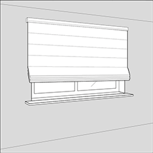 A Bespoke Roman Blind