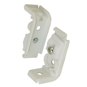 Fineline Curtain Track Supports White