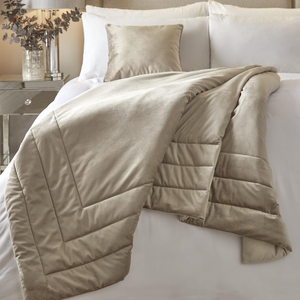 Soiree Melanie 150cm x 220cm Bedspread Linen