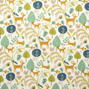 Scandi Woodland Fabric Jade