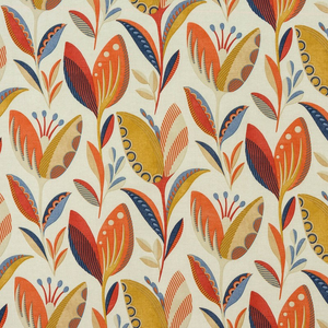 Leon Fabric Burnt Orange