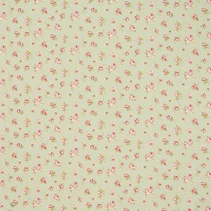 Clarke & Clarke Rosebud Fabric Sage