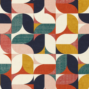 Clarke & Clarke Reno Fabric Retro