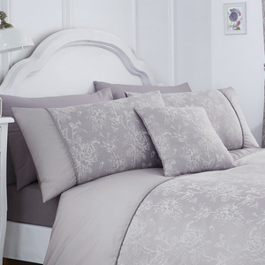 Dreams & Drapes Jasmine Filled Cushion 43cm x 43cm Lavender