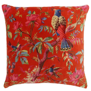 Paoletti Paradise Filled Cushion 50cm x 50cm Orange