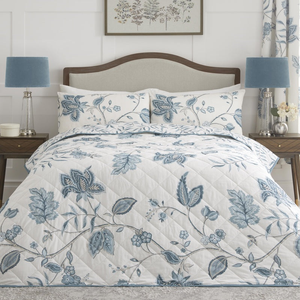 Dreams & Drapes Samira 200cm x 230cm Bedspread Teal