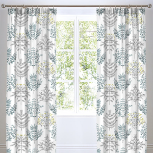 Emily Ready Made Curtains 66x72 Duck Egg