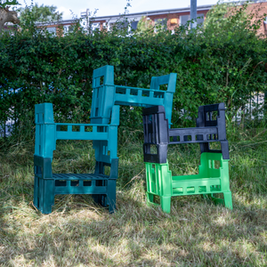 KLE PLASTICS Recycled Plastic H Crate