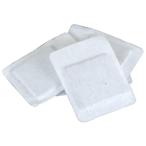 Covered Lead Curtain Weights White