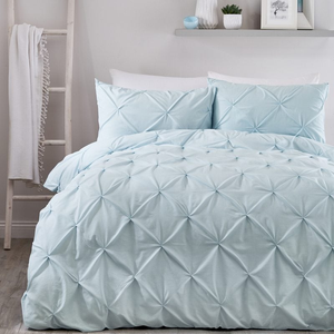 Serene Lara Duvet Cover Bedding Set Duckegg