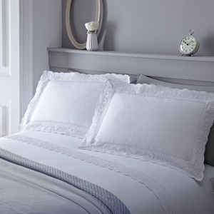 Serene Renaissance Duvet Cover Bedding Set White