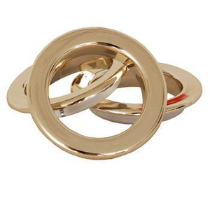Shiny Gold Eyelet Rings Shiny Gold
