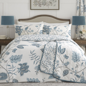 Dreams & Drapes Samira Duvet Cover Bedding Set Teal