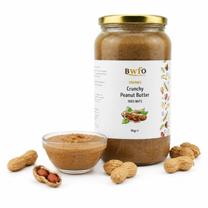 Organic Crunchy Peanut Butter 100% Nuts 1kg