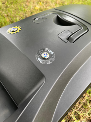 Lake Reaper Bait Boat Flush LED ON/OFF Push Switches - Red
