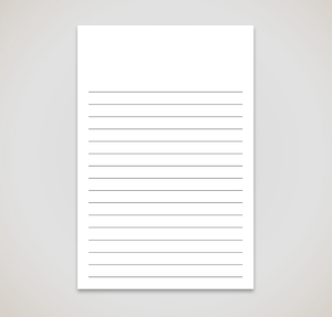 Full Color Souvenir 4" x 6" Lined Scratch Pad - 25 sheets/pad (Case of 250) - White