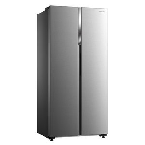 American Style 460 Litre Double Door Fridge Freezer - Inox