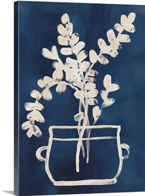 Vessel On Indigo I
