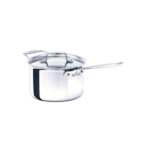 All-Clad - D5 5-Ply Stainless Steel Saucepan w/Lid 3.7L