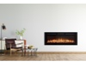 Adam Orlando Inset / Wall Mounted Electric Fire, 50 Inch