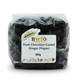 Dark Chocolate Coated Ginger (Vegan) 500g