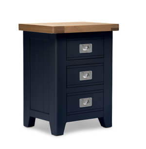 Gloucester Railings 3 Drawer Bedside Table