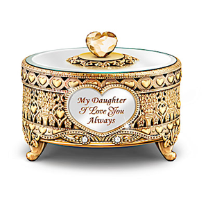 A Daughter Is A Treasure Forever Music Box