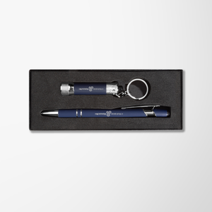 Engraved Alpha Pen & Torch Gift Set with Window Box