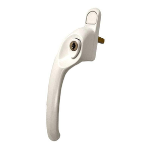 Left Handed Espag Lock UPVC Window Handle - White - Hardware Solutions