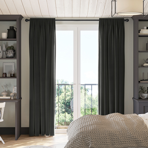 Ultra Luxe Velvet, Black - Made to Measure Curtains