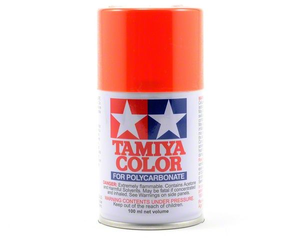 Tamiya 100ml PS7 Orange Polycarbonate Spray Paint #86007