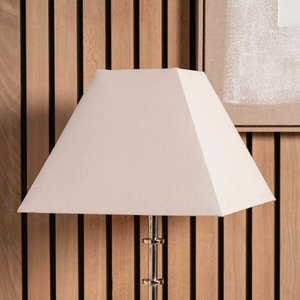 Beatrice Cream Cotton Tapered Square Lampshade