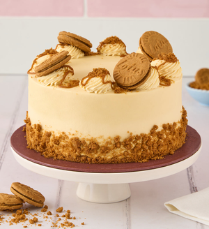Caramel Biscuit Cake