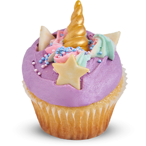 Unicorn Vanilla Cupcake