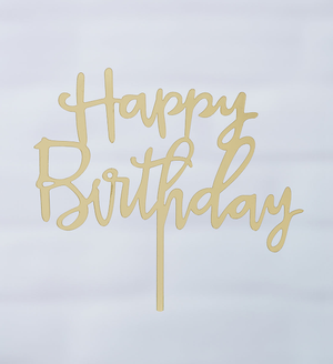 Happy Birthday Cake Topper