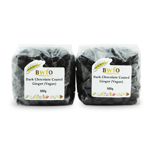 Dark Chocolate Coated Ginger (Vegan) 1kg