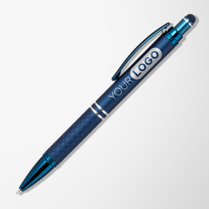Engraved Monochrome Soft Touch Diamond Stylus Pen
