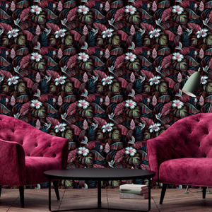 Galerie Perla Samana Floral Multi Wallpaper - NHW1001
