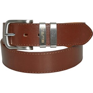 Bellfield Mens Bonded Belt Brown