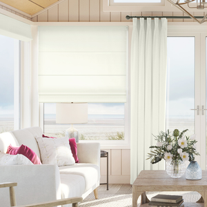 Hartford, Calm White - Roman Blind